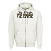 Oatmeal Heather blessed to be called neenee Zipper Hoodie - CowhideDigitalArt