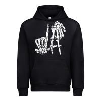 La Hand Sign Lazy Diy Halloween Costume Skeleton Los Angeles Pullover Urban Hoodie | Teevron