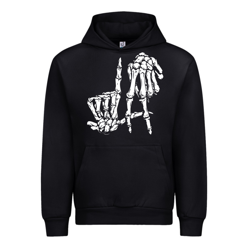 La Hand Sign Lazy Diy Halloween Costume Skeleton Los Angeles Pullover Urban Hoodie by trangStudio | Teevron