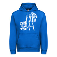 Cobalt la hand sign lazy diy halloween costume skeleton los angeles pullover Urban Hoodie - trangStudio