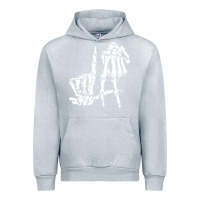Heather Grey la hand sign lazy diy halloween costume skeleton los angeles pullover Urban Hoodie - trangStudio