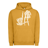 Pigment Peanut Butter la hand sign lazy diy halloween costume skeleton los angeles pullover Urban Hoodie - trangStudio