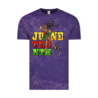 Cloud Purple juneteenth Vintage Tee - CowGirlArtShop