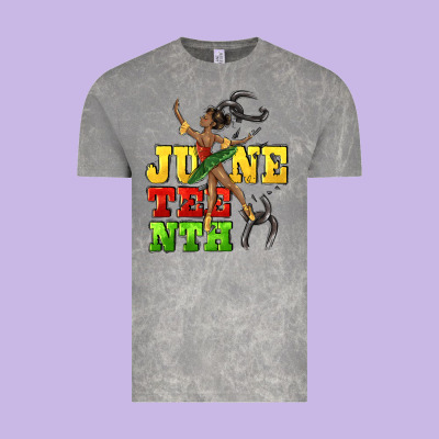 Juneteenth Vintage Tee Designed By Cowgirlartshop