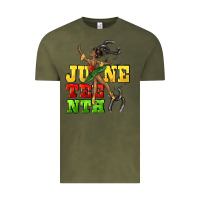 Vintage Olive juneteenth Vintage Tee - CowGirlArtShop
