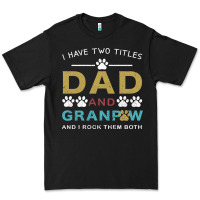 Black i have two titles dad and grandpa Premium Tee - Bettercallsaul