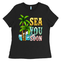 Black Sea you soon Ladies Tee - NancyCooperArtShop