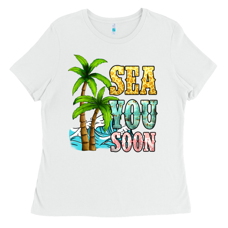 Sea You Soon Ladies Tee by NancyCooperArtShop | Teevron