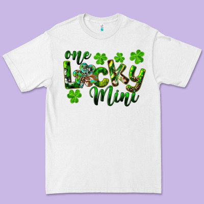 St. Patrick's Day One Lucky Mini Premium Tee Designed By Ranaportraitstore