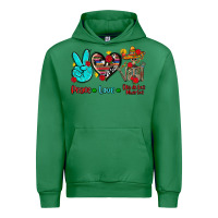 Emerald peace love dia de los muertos Urban Hoodie - AdoDesignShop