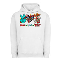 Pigment Lunar Rock peace love dia de los muertos Urban Hoodie - AdoDesignShop