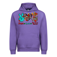 Tulip peace love dia de los muertos Urban Hoodie - AdoDesignShop