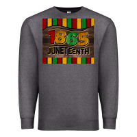 Charcoal Heather 1865 juneteenth tumbler Premium Sweatshirt - BarkalooDesign