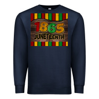 Navy 1865 juneteenth tumbler Premium Sweatshirt - BarkalooDesign