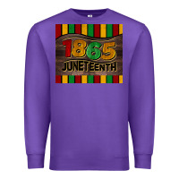 Purple 1865 juneteenth tumbler Premium Sweatshirt - BarkalooDesign