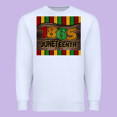 1865 Juneteenth Tumbler Premium Sweatshirt Designed By Barkaloodesign