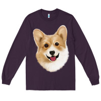 Plum Corgi Long Sleeve Tee - Jasminsmagicworld