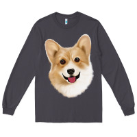 Smoke Corgi Long Sleeve Tee - Jasminsmagicworld