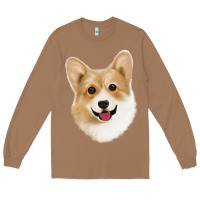 Toasted Coconut Corgi Long Sleeve Tee - Jasminsmagicworld