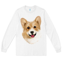 White Corgi Long Sleeve Tee - Jasminsmagicworld