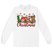White love christmas Long Sleeve Tee - OliviaCreatesArt