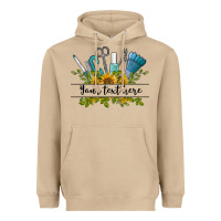 Mushroom customize nail tools with sunflower preview Heavyweight Hoodie - BarkalooDesign