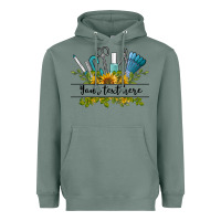 Sage customize nail tools with sunflower preview Heavyweight Hoodie - BarkalooDesign
