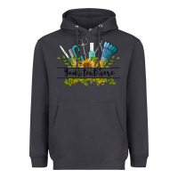 Smoke customize nail tools with sunflower preview Heavyweight Hoodie - BarkalooDesign