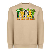 Mushroom today we are all irish Heavyweight Sweatshirt - CowhideDigitalArt