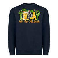 Navy today we are all irish Heavyweight Sweatshirt - CowhideDigitalArt