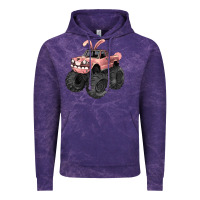 Cloud Purple Easter monster truck Easter Day Vintage Hoodie - HowdyJamesFarm