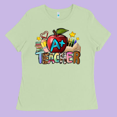 A Teacher Ladies Tee Designed By Nancycooperartshop