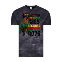 Cloud Black juneteenth 1865 because my ancestors Vintage Tee - CowGirlArtShop