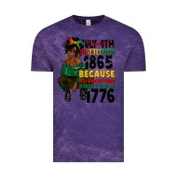 Cloud Purple juneteenth 1865 because my ancestors Vintage Tee - CowGirlArtShop