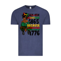 Vintage Denim juneteenth 1865 because my ancestors Vintage Tee - CowGirlArtShop