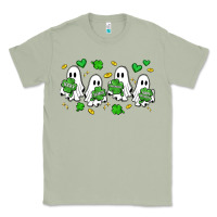 Matcha clover ghostie st.patrick's day Classic Tee - Artiststas