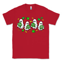 Red clover ghostie st.patrick's day Classic Tee - Artiststas