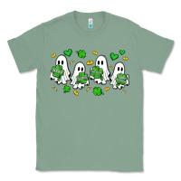 Sage clover ghostie st.patrick's day Classic Tee - Artiststas