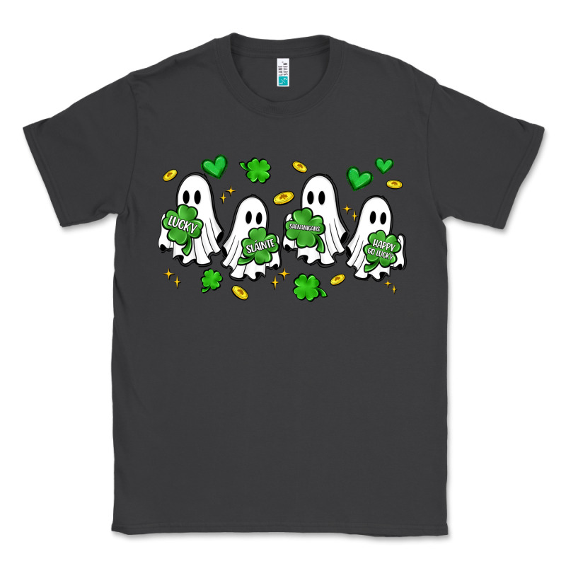 Clover Ghostie St.patrick's Day Classic Tee by Artiststas | Teevron