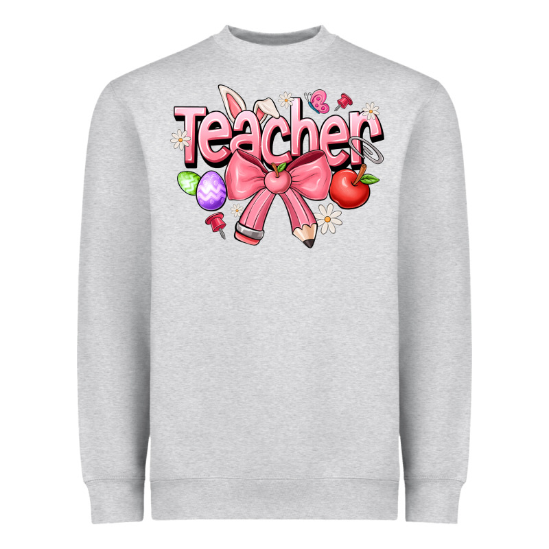 Easter Teacher Heavyweight Sweatshirt by CowhideDigitalArt | Teevron