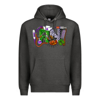 Charcoal Heather Halloween RN Registered NurseHalloween RN Register Premium Hoodie - LillyAllenDesigns