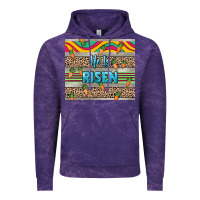 Cloud Purple He is risen tumbler Easter Day Vintage Hoodie - HowdyJamesFarm
