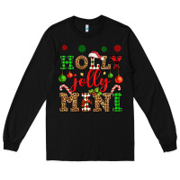 Black holly jolly mini Long Sleeve Tee - OliviaCreatesArt