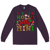 Plum holly jolly mini Long Sleeve Tee - OliviaCreatesArt
