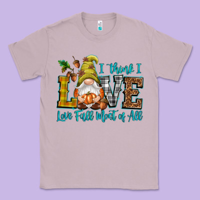 I Think I Love Fall Most Of All Classic Tee Designed By Nancycooperartshop