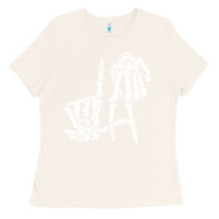 Bone la hand sign lazy diy halloween costume skeleton los angeles pullover Ladies Tee - trangStudio