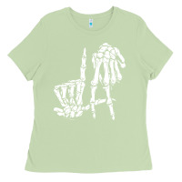 Matcha la hand sign lazy diy halloween costume skeleton los angeles pullover Ladies Tee - trangStudio