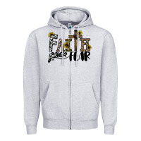 Faith Over Fear Zipper Hoodie | Teevron