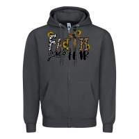 Smoke faith over fear Zipper Hoodie - CowhideDigitalArt