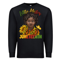 Black little mister juneteenth black boy Premium Sweatshirt - BarkalooDesign